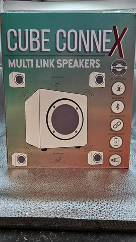 Steepletone CUBE CONNEX 20 Wireless LED Light Speakers
