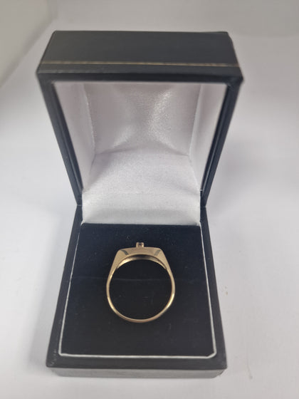 Gold Ring 9CT Size N 1.6G.