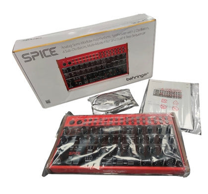 Behringer SPICE Analog Semi-Modular Polyrhythmic Synthesizer**Boxed in Brand New Condition**