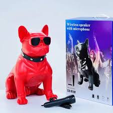 ** Collection Only ** CH-M11M Bulldog Bluetooth Speaker (Red) New