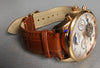 SWAN AND EDGAR Complexity - Automatic Watch for Mens | Moon Face & Open Heart Skeleton Dial | Stainless Steel Case