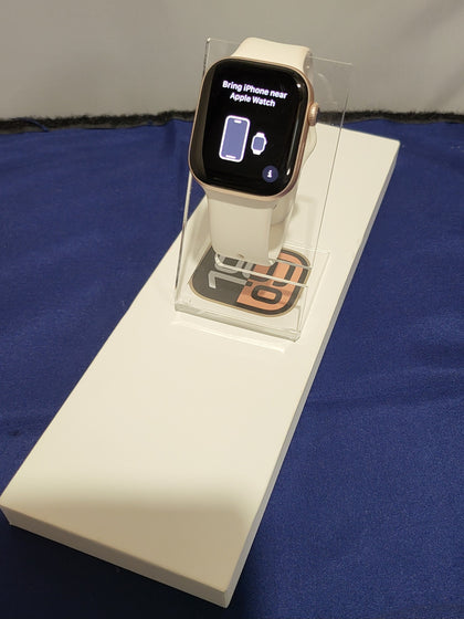 Apple Watch Series 10 Cellular - 42 mm Rose Gold Aluminium Case with Light Blush Sport Band, S/M