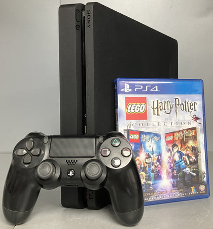 Sony Playstation 4 Slim 500GB Black Console Bundle ( + Lego Harry Potter Collection ) ** Unboxed **