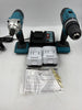 Makita Hammer Drill and Impact Driver Combo Set