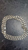 925 SILVER STERLING HALLMARKED, CURBED CHAIN, 22", 64.3G, BOXED, PRE OWNED