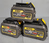 3X DEWALT DCB546-XJ 54V 6.0Ah Li-Ion XR FlexVolt Battery
