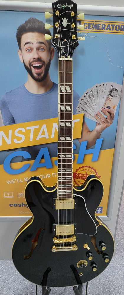 Epiphone ES-345 Ebony Semi-Acoustic Guitar