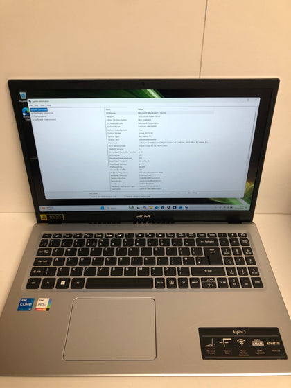 Acer Aspire 3 Core I5-1135G7 8GB 256GB win 11. 24 Month Warranty.