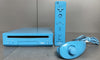 Nintendo Wii V2 Limited Edition Blue Console ** Unboxed **