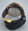DIESEL Mega Chief Quartz Movement With Black Leather Strap & Original Box