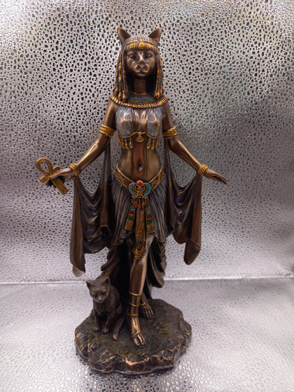 Veronese Design Bastet Egyptian Cat Goddess Figurine