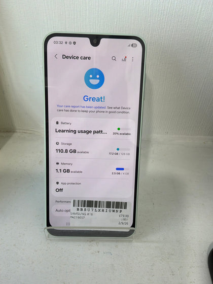 SAMSUNG GALAXY A16 128GB UNLOCKED
