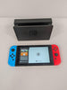 Nintendo Switch with Neon Blue & Red Controllers