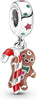 Pandora 799637C01 Gingerbread Man Dangle Charm