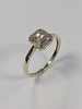 9ct Gold Square Cluster Diamond Ring - Size P