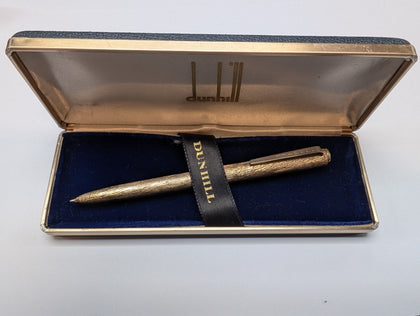 9CT GOLD DUNHILL PEN BOXED PRESTON STORE