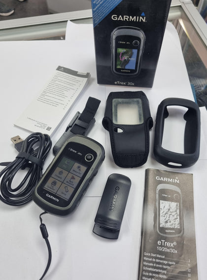 Garmin Etrex 30x Handheld Gps Glonass Navigator + Accessories