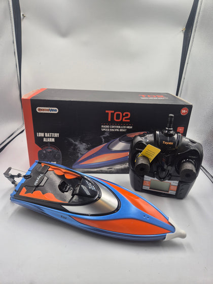 T02 RC Boat Remote Control Boat Model Boxed