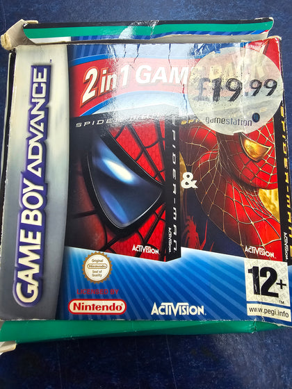 2 in 1 Game Pack Spider-Man / Spider-Man 2 For GBA