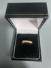 9CT Gold Ring 1.8G 375 HM Size L with 5x Stones