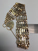 9ct Gold 7 Bar Gate  Bracelet