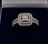 18ct White Gold Ring (O)