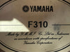 Yamaha F310 Full Size Acoustic Guitar - **DAMAGE TO BACK OF GUITAR** Please See Photos