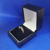 9ct Triple Stone Gold Ring (375 Hallmarked & Tested) Size:M, Weight: :2 Grams -- Box Included