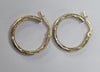 9ct gold hoop earrings