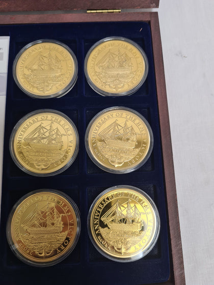 250 Years of HMS Victory 6 coin collection
