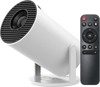 HY-300A Smart Projector With Outdoor Screen Stand *Collection Only*