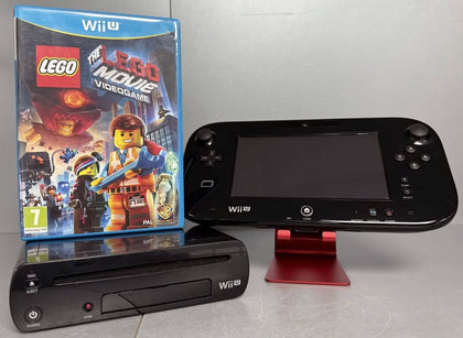 Nintendo Wii U 32GB Black Console Bundle ( + The Lego Movie Video Game ) ** Unboxed **