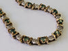 9ct Gold Diamond & Emerald Bracelet