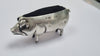 Silver pig pin cushion rare