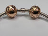 Pandora Charm bracelet With Rose Gold Charms