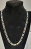 925 Silver Figaro Link Chain - 43.6G - 18"