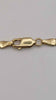 9ct 375 yellow gold Curb Style anklet 3.2g Boxed 10" hallmarked