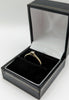 375 9CT WHITE GOLD RING, SINGLE STONE, SIZE P/7,5, 2.42G, BOXED