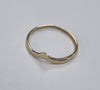 9ct gold wishbone ring M.5