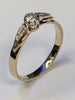 9ct gold diamond engagement ring