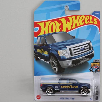 Hot Wheels 2022 HW Metro '09 Ford F-150 (blue).