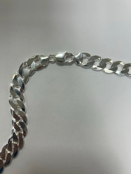 Silver chain 110.9G stamped 925 Length: Approx. 27