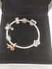 Pandora Bracelet with 6 charms Hallmarked(ALE) Boxed