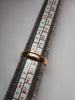 18ct Yellow Gold Wedding Ring with Ruby and Diamond Size M1/2