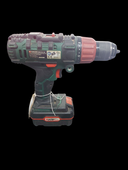 Parkside 3 in 1 Cordless Impact Drill PSBSA 20 Li B2 Bare Unit Battery Powerful Motor with 2 Speed Gearbox and Optional High Performance