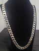 925 Silver Curb Link Chain - 28" Length - 107.29G - Brand New
