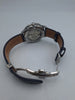 Seiko SRPH87K1 mens blue stainless steel 4R35 calibre automatic watch with leather strap, deployment clasp and original steel bracelet