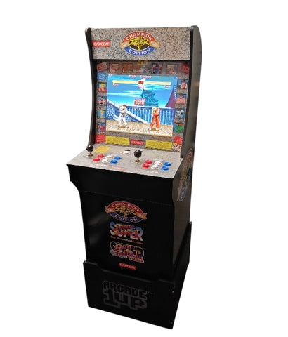 Arcade 1 Up Street Fighter 2  3-in-1 Gaming Cabinet w/Riser COLLECTION ONLY