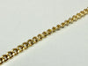 9ct yellow gold St. Christopher pendant with 22" chain