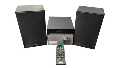 Sony CMT-SBT20B Hi-Fi System with CD, Bluetooth, DAB and FM Radio - Black/Silver *Unboxed* COLLECTION ONLY